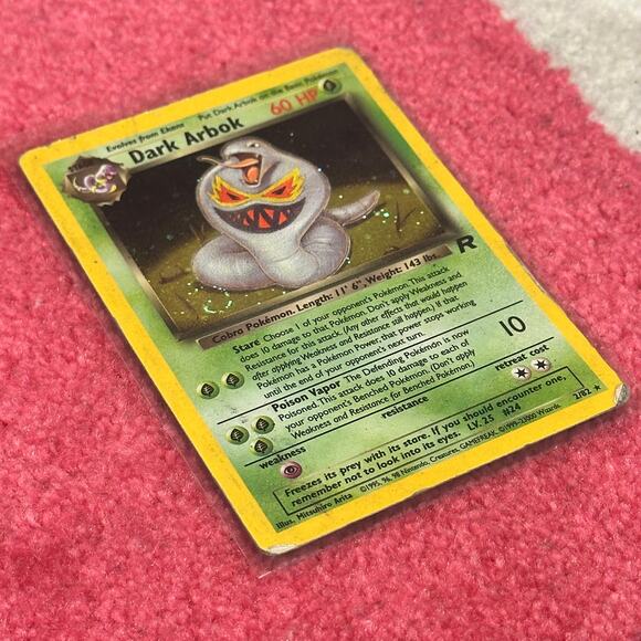 Dark Arbok #2 – Pokémon Team Rocket – As Pictured - Picture 2 of 6